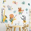 Pegatinas de pared con diseño de animales para habitación infantil, decoración de sala de estar y dormitorio, autoadhesivas, AY90108