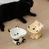Cuenco de Cerámica para Gato, Cuenco para Comida de Perro, Cuenco Antideslizante con Borde Inclinado, Previene el Acné Felino, Antiderrames, Lindo Cuenco para Gato, Protege la Columna Cervical, Uso en Mesa