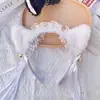 Diadema de felpa antideslizante para mujer, diadema para el pelo, accesorios para el pelo, máscara facial de dibujos animados linda nueva