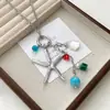 Colar Longo com Pingente de Concha e Borla de Estrela do Mar Estilo Japonês e Coreano Feminino 2025 Novo Doce e Descolado Sexy Estilo Férias na Praia Corrente para Suéter