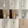 Cadena para Teléfono de Trébol de Cuatro Hojas Cadena de Adorno de Carrillón de Viento de Hoja de Arce de la Suerte Cadena de Cristal Ccd Colgante de Cámara Accesorio para Bolso