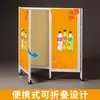 Carrito de puesto plegable móvil para empujar, probar bocadillos, hielo, polvo, salchichas, mesa publicitaria, estante de exhibición, mesa de promoción