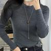Collar de lujo ligero con temperamento de cadena larga dorada de hueso de serpiente de otoño e invierno con piedra ojo de tigre de alta calidad, accesorios para mujer