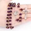 Collar de Cuentas de Vidrio Morado Planas 62036828