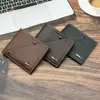 Cartera Popular Para Hombre, Cartera Ultra Delgada Plegable de Gran Capacidad Para Hombre con Estilo Sencillo y Detalles Exquisitos