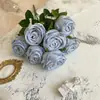 Caja de regalo de ramo de rosas de princesa de 7 cabezas materiales cabezas de flor de rosa DIY para arreglos florales de boda decoración