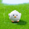 Fofos, redondos e rechonchudos, figuras de animais panda e capivara, decorações DIY para paisagens em miniatura, enfeites para pendurar e pequenas peças decorativas