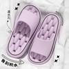 Zapatillas de secado rápido con fugas de agua, zapatillas sin cordones para mujer, baño de verano, baño, interior, hogar, pareja hueca, fondo suave y grueso