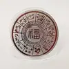 Medalla Conmemorativa del Año del Caballo Relieve en Color Moneda de Año Nuevo Moneda Conmemorativa del Zodiaco del Año del Caballo Regalo de Evento Regalo Casual
