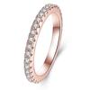 Zhen Rong Amazon wish AliExpress Best Seller Classic Eight Heart Eight Arrows Carat Simulation Zircon Ring European and American Set Ring