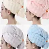 Gorro para Secar el Cabello para Mujer, Absorbente, Secado Rápido, Pañuelo para la Cabeza de Terciopelo de Burbujas, Gorro de Ducha, Gorro de Secado Rápido para el Cabello, Secado Rápido, Toalla de Secado para el Cabello de Terciopelo Coral Ampliada y Engrosada