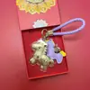 Shuibei Venda Quente Ouro Puro 999 Pingentes de Bolsa Desenho Animado Presente Pingentes Atacado
