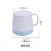 Taza de cerámica sencilla de estilo europeo con tapa, moderna y creativa, perfumada para té, café mate, regalo para oficina y hogar, venta al por mayor