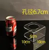Oferta Especial Termo Transparente de Acrílico Taza de Agua Bebida Vino Tinto Soporte de Exhibición Plexiglás Fila Accesorios