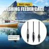 Jaula de Cebo Pesado para Carpa Tipo Resorte Deslizante Peso Ajustable 15-45g Compatible con Cañas Marinas de Agua Dulce y Salada Universal