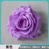 Cabeza de flor de rosa francesa de imitación para decoración de pared de boda, hecha a mano, con borde cruzado, de seda artificial.