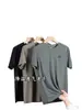 Camiseta de Manga Curta de Seda de Gelo Scarecrow para Homens 2025 Verão Novo Estilo Esportiva Casual Respirável Tamanho Grande Tendência de Roupas de Secagem Rápida para Homens