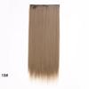 Peruca feminina europeia e americana, extensão de cabelo longo e liso, peça única, cinco clipes, peruca de cabelo com grampo, cortina de cabelo de fibra química, tomada de fábrica