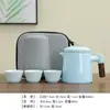 Caneca de Cerâmica Panda Separação de Água e Chá Xícara de Chá Caneca de Escritório Presente Empresarial Conjunto de Chá Copo de Água Conjunto de Três Peças