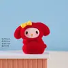 Novos Adornos de Carro Fofos de Pelúcia Flockada, Acessórios Populares DIY para Artesanato, Pendentes e Decorações