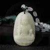 Pingente de Jade Hetian com a Divindade Guardiã do Signo do Cavalo, Adequado para Homens e Mulheres