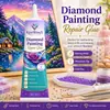 Pegamento Reparador para Pintura de Diamantes KineShineX 25ml, Pegamento Especial para Fijar Diamantes Perdidos en Pintura de Diamantes, Punta Fina, Fuerte Adhesión