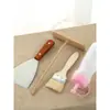 Ferramentas para crepe rastelo de bambu empurrador de chapa libélula de bambu para crepe raspador de crepe pincel de frutas para crepe espalhar ovo panqueca