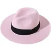 Sombreros de Paja de Papel Europeos y Americanos para Hombre y Mujer, Sombrilla de Playa de Verano para Exteriores, Sombreros Panama Clásicos de Paja de Papel, Venta al por Mayor
