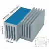 Disipador de Calor de Perfil de Aluminio Amplificador Disipador de Calor Electrónico Aleta Densa Alta Potencia Conductividad Térmica Bloque de Aluminio Disipador de Calor de Router Fijo