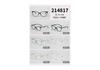 Suministro transfronterizo de gafas TR90 ultraligeras con montura de metal, duraderas y de moda para estudiantes, con ancla y productos 214817