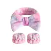 Diadema para Spa, Diadema para Maquillaje y Cuidado de la Piel, Diadema para Lavarse la Cara, Diadema de Maquillaje con Lazo para el Cabello, Accesorio para el Cabello, Regalo de Navidad para Adolescentes