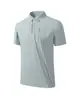 Camisa Polo de Manga Corta con Protección Solar Estilo Nuevo Verano 2026 para Hombres y Mujeres de Seda de Hielo Transpirable que Absorbe la Humedad Secado Rápido Camisa con Sensación de Hielo