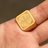 Nueva joyería al por mayor de comercio exterior moda europea y americana estilo punk para hombre cspb St. Anillo de acero de titanio con cruz de exorcismo de Benedicto