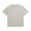 Camiseta de algodão de fio duplo de peso pesado 260g, manga curta, masculina e feminina, estilo retrô, meia manga, base, estampa de padrão, texto e logotipo