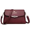 Nova Bolsa Maternidade de Exportação Transfronteiriça Luxo Acessível Ombro Único Textura Simples Alta Moda Bolsa Feminina Versátil Transversal