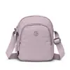 Bolsa de celular feminina 2026 verão novo modelo três camadas mini pequena bolsa carteira de moedas para celular nylon à prova d'água portátil bolsa de ombro