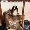 Bolsa Tote Diagonal de Grande Capacidade Personalizada para Bolsa Lateral de Lona, Bolsa de Presente Personalizada para Evento de Reunião Anual da Empresa