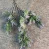 Planta verde artificial Pino Penglai 3 Ramas Vainilla grande Pino gordo cifrado boda hotel flor artificial decoración Mori arreglo floral planta verde