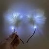 Diadema luminosa corona de flash tocado orejas de gato diadema de conejo puesto de mercado nocturno del Día de Año Nuevo venta al por mayor de artículos pequeños
