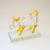Vidrio Signos del Zodiaco Doce con Base Artesanías Hechas a Mano Adornos para Coche Escritorio Sala de Estar Tienda Regalos de Inauguración