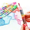 Crayón de Pintura de 20 Colores Transfronterizo para Niños, Kit de Bolígrafos de Colores DIY, Pincel de Colorear Crayón Arcoíris Creativo para Graffiti Artístico