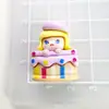Accesorios de Resina Cara Brillante Figura de Pastel Pegamento en Crema Hecho a Mano DIY Funda para Teléfono Móvil Pasador Tocado Vaso de Agua Flor para Zapatos Joyería