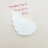 Alas de Ángel de un Solo Pétalo de Felpa Súper Suave de Doble Cara Accesorios para Joyería DIY Guantes Bufanda Materiales Decorativos Listos para la Venta