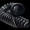 Cable de resorte de 2 hilos de 10 mm² de cobre puro GB, cable en espiral, cable de alimentación telescópico, cable de resorte de alta elasticidad