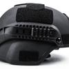Capacete tático collet elétrico trilho de plástico deslizante universal para montaria acessórios à prova de balas lanterna motocicleta