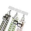Exquisito y Versátil Lanyard para Teléfono Móvil con Textura de Hoja, Correa Cruzada Ajustable, Correa Larga y Duradera para el Cuello