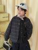 Ropa Infantil Cheese and Meow Chaqueta para Niños 2025 Otoño Nueva Estilo Coreano Chaqueta a Cuadros Chaqueta Versátil para Niños Tendencia Infantil