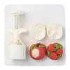 Molde para Pastel de Luna con Forma de Lichi 2026, Pastel de Frijol Mungo, Pastel de Piel de Hielo, Molde para Hornear Pasteles Cantonés Prensado a Mano, Molde para Pastel de Luna de Mediados de Otoño