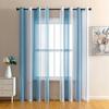 Cortina Transparente de Rayas Anchas Estilo Nórdico ins Minimalista Sala de Estar Dormitorio Estudio Cortinas Cortinas Transparentes Mosquitero Directo de Fábrica