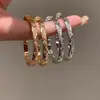 Pendientes Grandes Estilo Pequeño Fragante de Plata de Ley S925 Pendientes Brillantes de Gama Alta Moda Accesible Normcore Pendientes de Moda